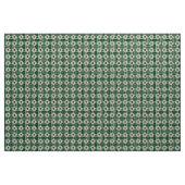 Muster 061214 - weiß mit dunkelgrün 02481c stoff (Yard (91,4 cm))