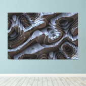 Muster 1 abstrakt leinwanddruck (Insitu (Holzboden))