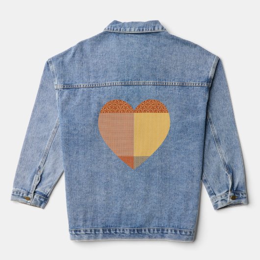 Muster 1 Denim Jacket Jeansjacke (Rückseite)
