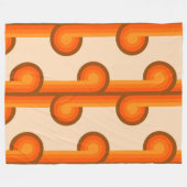 Muster 1 der geometrischen Formen für die Retro-Fo Fleecedecke (Vorderseite (Horizontal))