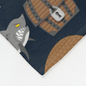 Muster 1 der Meeresbewohner Fleecedecke (Ecke)