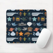 Muster 1 der Meeresbewohner Mousepad (Mit Mouse)