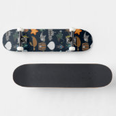 Muster 1 der Meeresbewohner Skateboard (Horizontal)