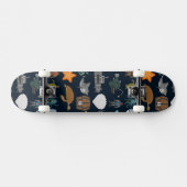 Muster 1 der Meeresbewohner Skateboard (Horizontal)