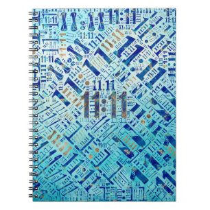 Muster #1 des Numerology-elf elf Notizblock
