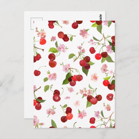 Muster 1 postkarte (Vorne/Hinten)