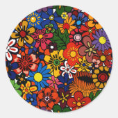 Muster 1 runder aufkleber (Vorderseite)