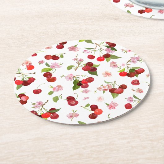 Muster 1 runder pappuntersetzer (Angewinkelt)