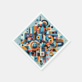 Muster 1 serviette (Ecke)