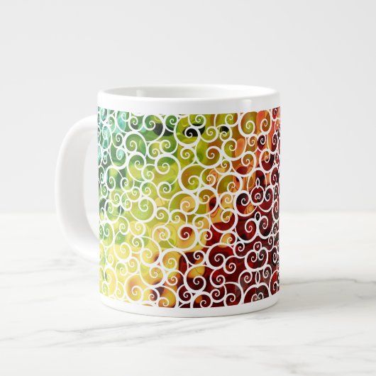 Muster 26 Jumbo-Tasse (Vorderseite Links)