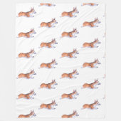 Muster 2 der Corgi-Flugsumie Fleecedecke (Vorderseite)