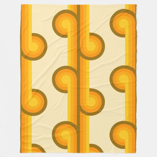 Muster 2 der geometrischen Formen Fleecedecke (Vorderseite)