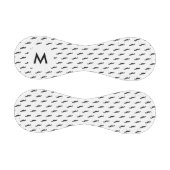 Muster 2 des Mustache-Hipsters für Monogramm Baseball (Paneele)