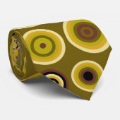 Muster #2 des Retro-Pops Krawatte (Gerollt)