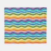 Muster 2 für mehrfarbige Streifen Fleecedecke (Vorderseite (Horizontal))