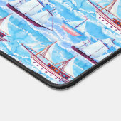 Muster 2 für Wasserfarbensegelschiffe Schreibtischunterlage (Ecke)