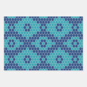 Muster 2 in sechs Ecken Geschenkpapier Set (Vorderseite 3)