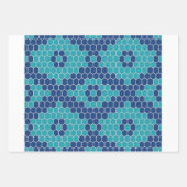 Muster 2 in sechs Ecken Geschenkpapier Set (Vorderseite 2)