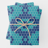 Muster 2 in sechs Ecken Geschenkpapier Set (Beispiel)