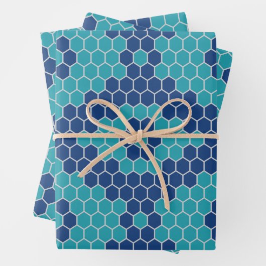 Muster 2 in sechs Ecken Geschenkpapier Set (Beispiel)