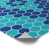 Muster 2 in sechs Ecken Poster (Ecke)