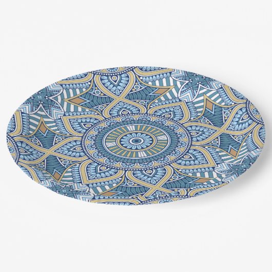 Muster 2 pappteller (Schrägansicht)