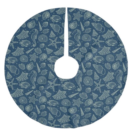 Muster 2 polyester weihnachtsbaumdecke (Vorderseite)