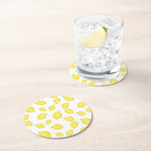 Muster 2 runder pappuntersetzer (Vor Ort)