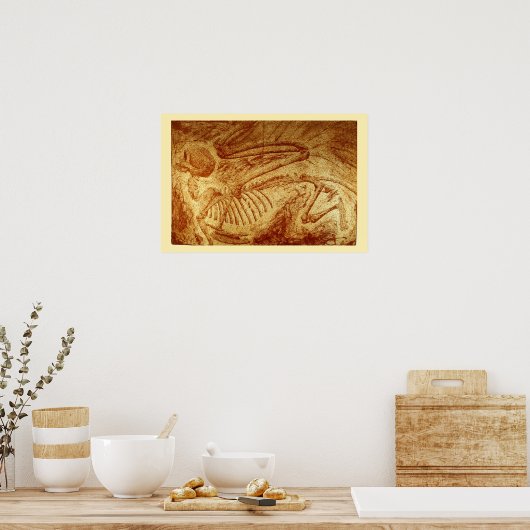 Muster #2: Sphinx Fossil Poster (Küche)