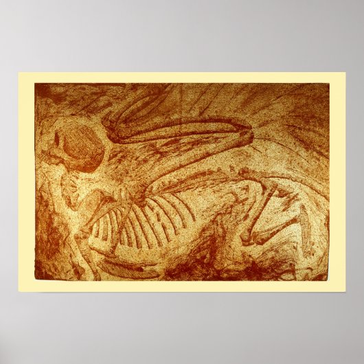 Muster #2: Sphinx Fossil Poster (Vorne)