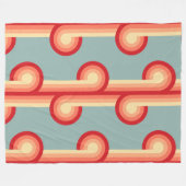 Muster 3 der geometrischen Formen Fleecedecke (Vorderseite (Horizontal))