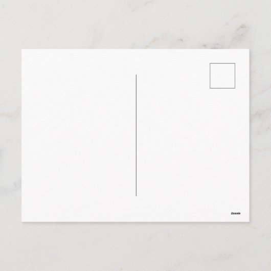 Muster 3 feiertagspostkarte (Rückseite)