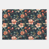 Muster 3 für japanische Blüten Geschenkpapier Set (Vorderseite)