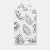 Muster 3 für tropische Blätter Geschenkanhänger (Rückseite)