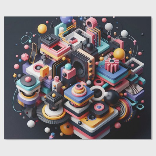 Muster 3 geschenkpapier (Flach)