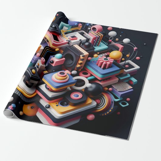 Muster 3 geschenkpapier (Ungerollt)