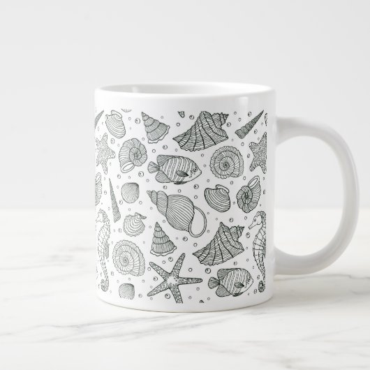 Muster 3 Jumbo-Tasse (Rechts)