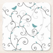 Muster 3 rechteckiger pappuntersetzer (Vorderseite)