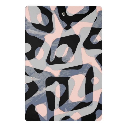 Muster 3 Ringbuchse Mini Klemmbrett (Rückseite)