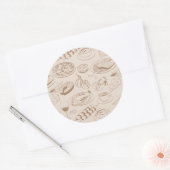 Muster 3 runder aufkleber (Umschlag)