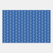 Muster 3D für weiße Fragezeichen Geschenkpapier Set (Vorderseite 2)