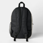 Muster 4 bedruckter rucksack (Rückseite)