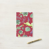 Muster 4 post-it klebezettel (Auf Schreibtisch)