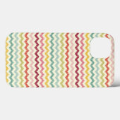 Muster 4 Zickzack Case-Mate iPhone Hülle (Rückseite (Horizontal))