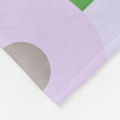 Muster 5 der geometrischen Formen Fleecedecke (Ecke)