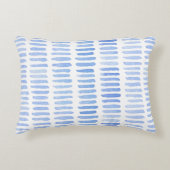 Muster 65 Blau Dekokissen (Vorderseite)