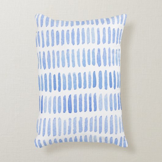 Muster 65 Blau Dekokissen (Vorderseite(Vertikal))