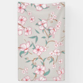 Muster 6 der Creepe-Blume Banner (Vertikal)