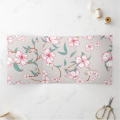 Muster 6 der Creepe-Blume Dreifach Gefaltete Urlaubskarte (Innenseite)