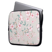 Muster 6 der Creepe-Blume Laptopschutzhülle (Vorderseite Links)